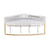 Wall Basket Shelf Corner Clear Corner Triangular Storage Rack Bathroom