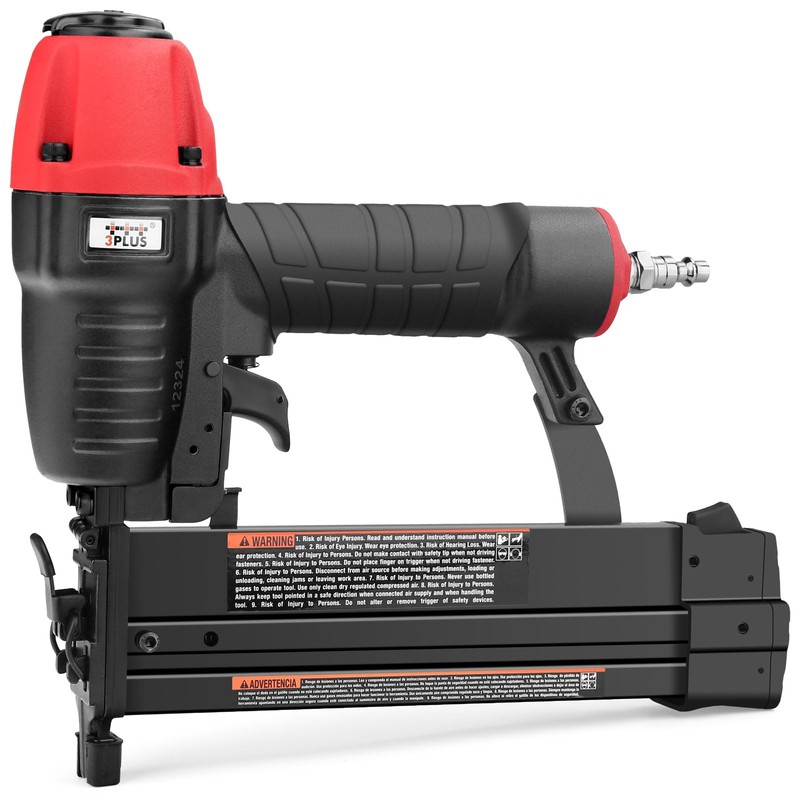3PLUS HF509040SP 18 Gauge 2" Brad Nailer and 1/4-Inch Narrow