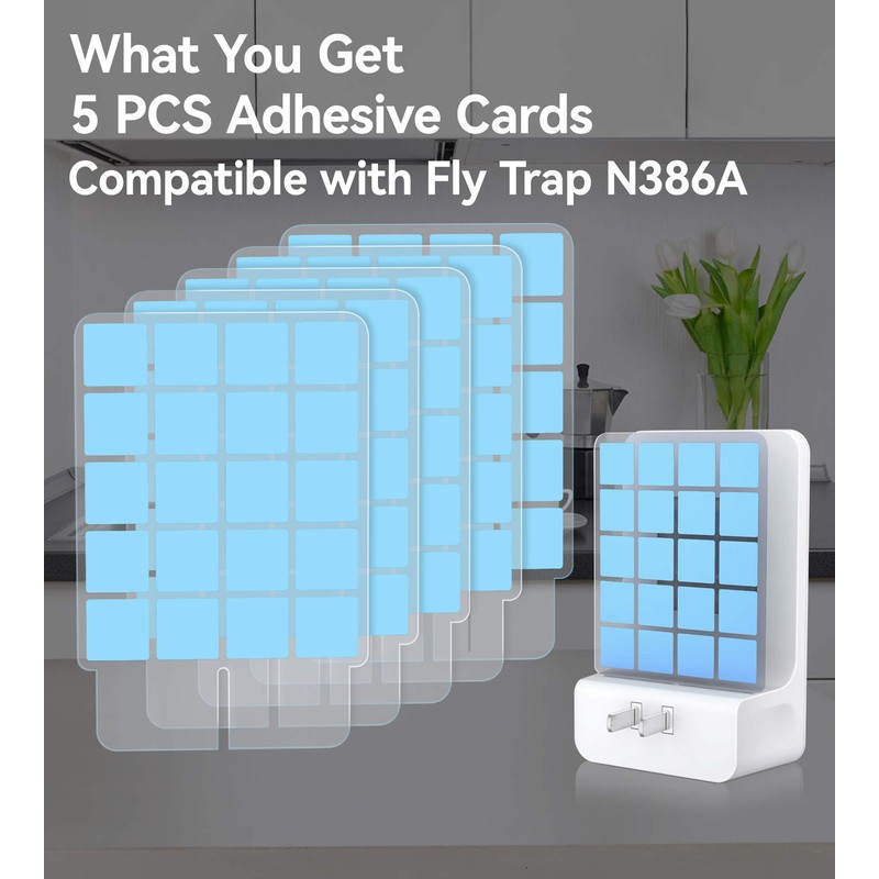 5 PCS Double-Sided Adhesive Card Refills for Replacement, Compatible with