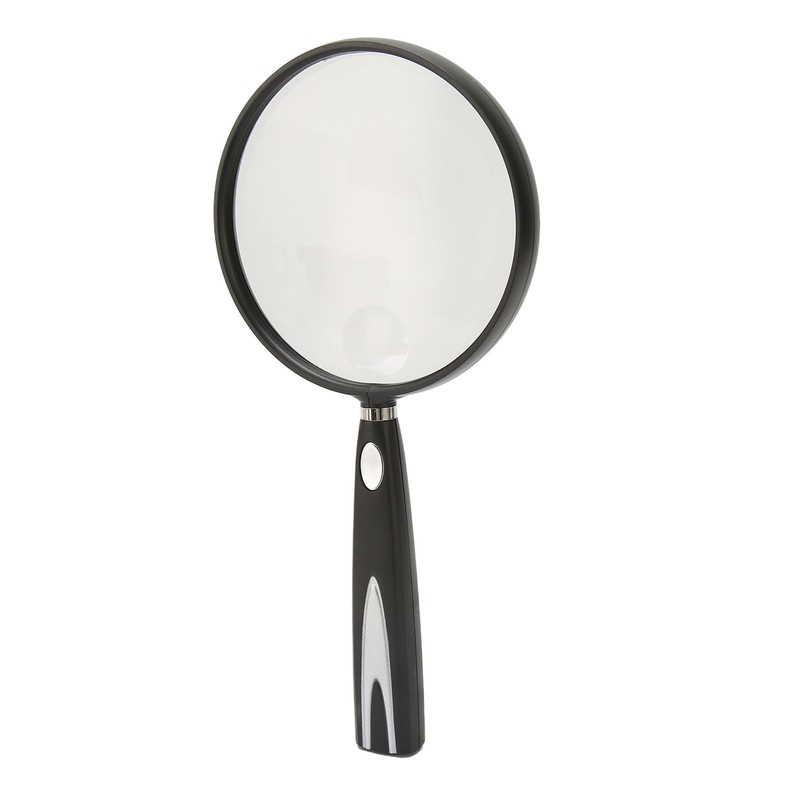 Handheld Magnifying Glass 2X 4X Handheld Reading Magnifier Skid Resistance