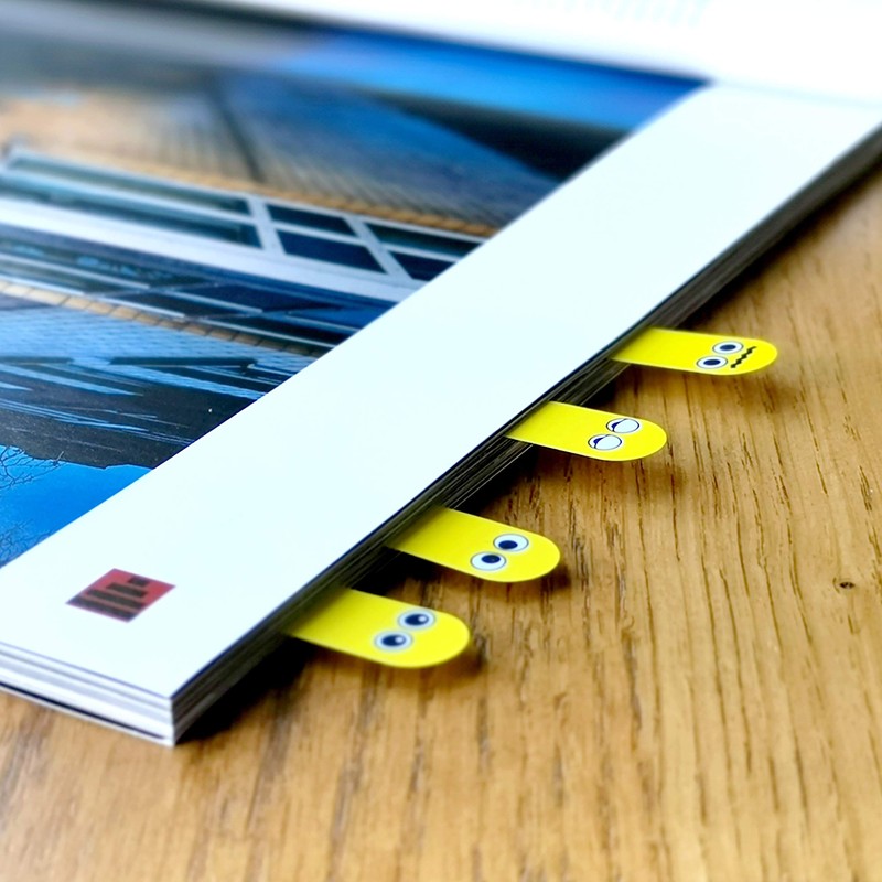 smart by Leviatan Emotikon Sticky Notes Highlighter Strips Page Marker