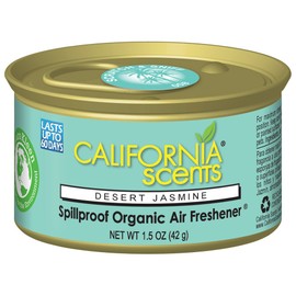 California Scents Spillproof Can Air Freshener Eco-Friendly Odor Neutralizer for Home, Car, Much More, Desert Jasmine, 1.5 oz, 12 Pack