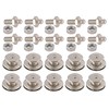 New Marine Loxx Set of 10 Tops + Threaded Screws