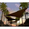 Amgo 10' x 10' x 10' Brown Triangle Sun Shade
