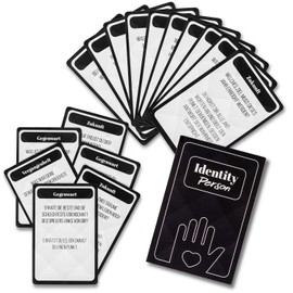 Identity Personality Game - Card Game, Board Game for Getting to Know Each Other Better and Slowing Down