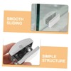 Outanaya 2PCS Adjustable Sliding Shower Door Bottom Guide for Frameless
