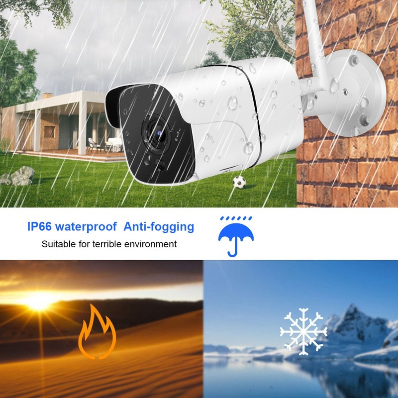 720P Outdoor Waterproof Wireless WiFi Camera Motion Detection Security Cam