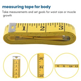 omolly Doppelseitiges Maßband Körper, 300cm/120 Schneidermaßband, PVC Measuring Tape Rollmeter, Soft Körpermassband Mensch für Haushalte Handwerker