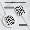 Mouzor Cute Airpods Case, Cow Print Airpods 2 Case, Cow