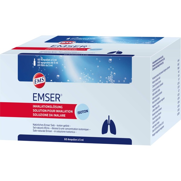 EMSER Inhalationslösung, 60 pcs. Ampoules