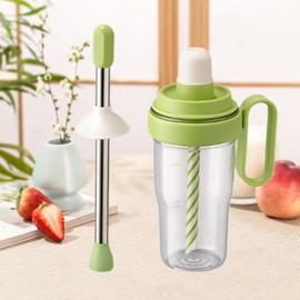 WeiLaiKeQi Portable Shaking Cup Large Capacity Mixed Set for Shopping Picnic Causal