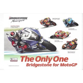 Poster Card 2011 FIM MotoGP Nicky Hayden Valentino Rossi Ducati Honda Repsol