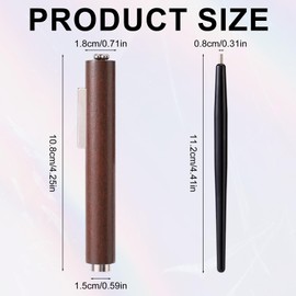 Nail Magnet Tool Set, 3-in-1 Cat Eye Magnet with 2pcs Magnetic Pen Multifunctional Nail Design Tool for Cat Eye Gel Polish Strong Suction for Salon Home Studio