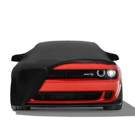 Xipoo Fit 2008-2023 Dodge Challenger Car Cover Sedan Cover UV Protection Windproof Dust Proof Scratch Proof Outdoor Full Car Cover for 2008-2023 Dodge Challenger Accessories (Fit Dodge Challenger)