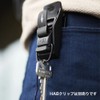 ALPAKA HUB KEYCHAIN MALE PART Men's Key Chain, Black