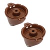 Ground Coffee Brew Basket Filter, 2Pcs Coffee Brew Basket Replacement