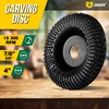 GRAFF Wood Carving Disc for Angle Grinder 4 Inch -