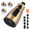 ARCORA Kitchen Faucet Spray Head Brushed Gold, 3-Function Kitchen Sink