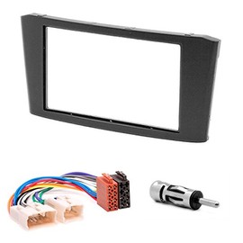 CARAV 11-108-22-6 2-DIN car head unit fascia facia installation dash kit for TOYOTA Avensis 2002-2008 (pocket)