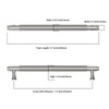 Asidrama 10 Pack 7.5 Inch(192mm) Brushed Satin Nickel Kitchen Cabinet