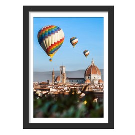 TWING 12x18 Frame with Mat, Black Poster Frame for Wall, Large Photo Frame with Plastic Cover, Sturdy & Lightweight, Easy to Hang, Perfect for Rome, Office, or Gallery Display (1 Pack)