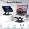 OMOTON Laptop Stand for Desk with 360 Rotating Base, Ergonomic