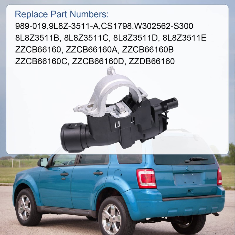 Ignition Lock Housing Replacement For Ford Escape 2008-2012, Focus 2008-2011,