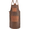 Petromax 13280 Leather Apron, Cross Back Strap, Brown