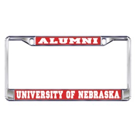 Nebraska Plate_Frame (Domed Nebraska Alumni Frame (27116))