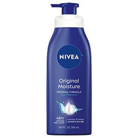 NIVEA Original Moisture Body Lotion with Vitamin E, Body Lotion for Dry Skin, 16.9 Fl Oz Pump Bottle | NIVEA