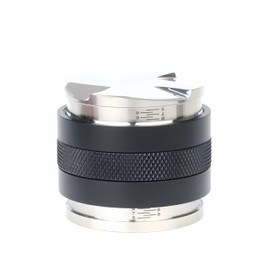 51mm Coffee Distributor and Tamper, Dual Head Stainless Steel Coffee Leveler fits Breville 51mm Portafilter, Adjustable Depth - Professional Espresso Hand Tamper and Distributor Tool
