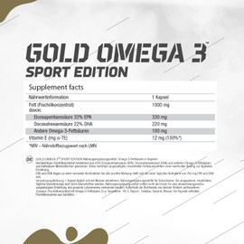 OLIMP- Gold Omega 3 Sport Edition (120 capsules)