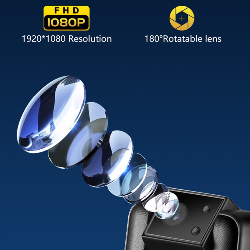 1080P Body Worn Cam Magnet Back Clip Small Wearable Video