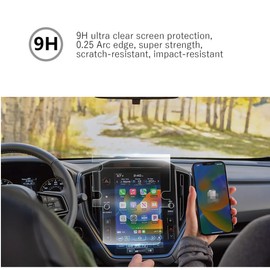Tempered Glass Screen Protector for 2023-2025 Subaru Crosstrek 11.6-Inch Touchscreen | HD Clear, Anti-Glare, Scratch-Resistant