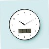 jojofuny Multifunctional Display Wall Clock with Lunar Calendar Temperature Elegant