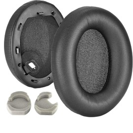 Earpads for Sony WH-1000XM4 (WH1000XM4) Headphones,Added Thickness, Without Affecting Sensor,Replacement Ear Pads Cushions with Noise Isolation Foam, Black