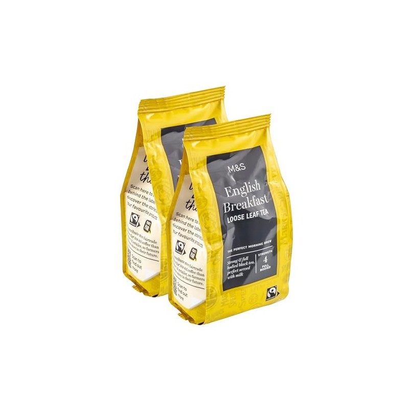 M&S English Breakfast Loose Leaf Tea, Full Bodied, Strength 4,