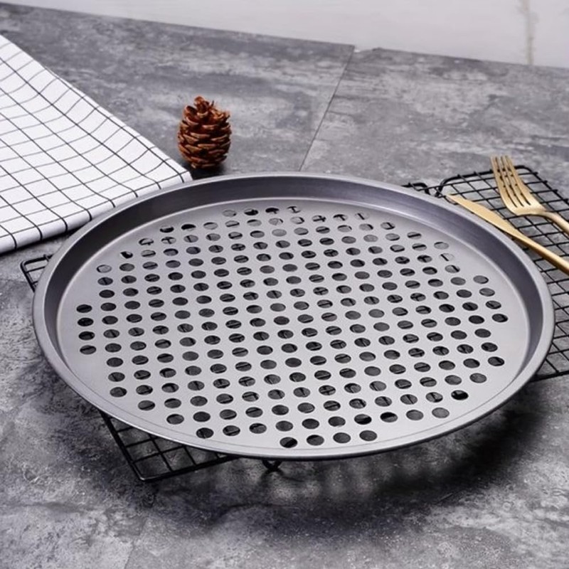 LS Kitchen - Set of 2 Non Stick Pizza Crisper