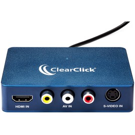 ClearClick Video To USB 1080P HDMI RCA AV Video Capture & Live Streaming Device