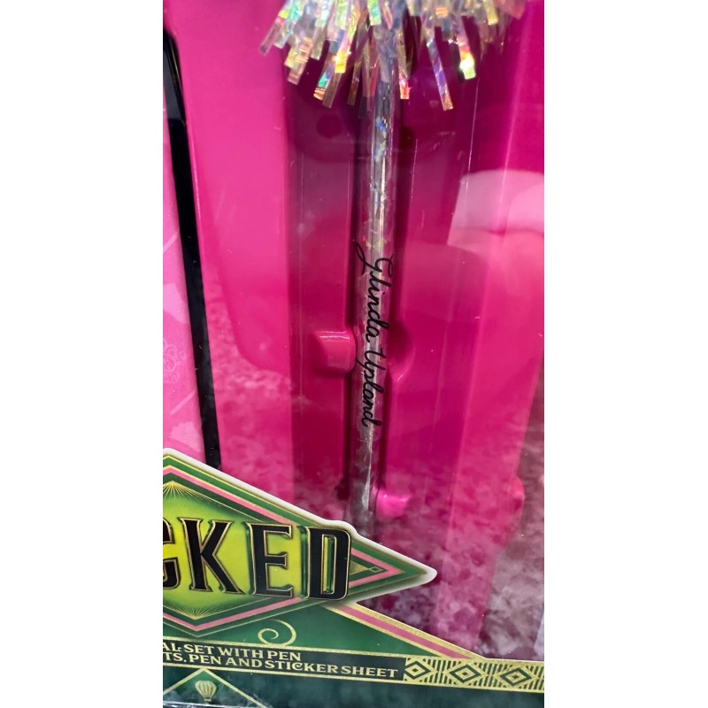 Wicked NEW WICKED Oz MOVIE-Glinda Bubble Glass Decor & Journal-Hard