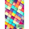Colourful Cubes, Lined Paper, Notepad, Notebook, Diary, Memo Pad, Journal