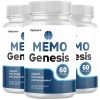 Pelican Vitamins Memo Genesis- Brain Support- 3 Bottles- 180 Capsules