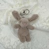 ADORNEST Cute Bunny Plush Keychain for Woman Cute Stuff,Mini Rabbit