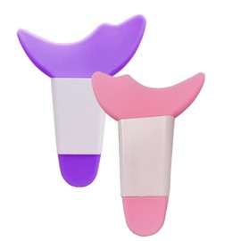 YIXINLYMY Mascara Guard, Eye Makeup Aid, Support Tool for Applying Mascara and Eyeshadow, Auxiliary Pad, Eyelash Perm, Self Kit, Eyelash Perm, Multi-functional Eye Makeup Assist, Length 2.8 inches (7 cm), Width 2.0 inches (5 cm) (Set of 2)