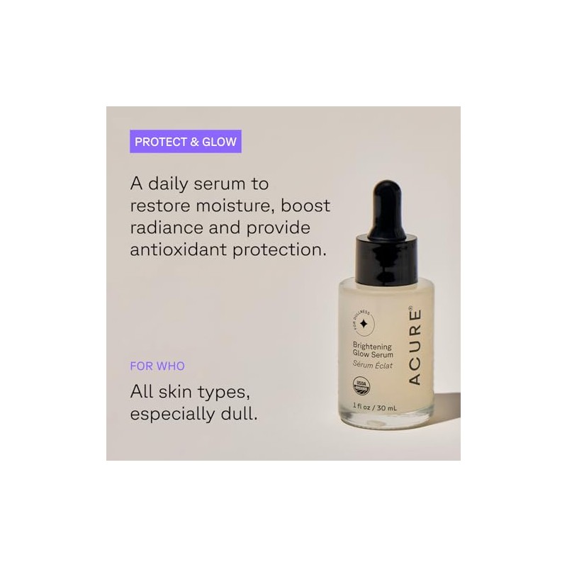 Acure | Serum de argán, borraja y arándano que ilumina