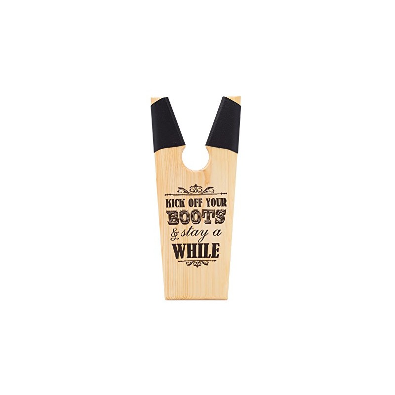 BootJack and Jill Wooden Pine Boot Jack, Boot and Shoe