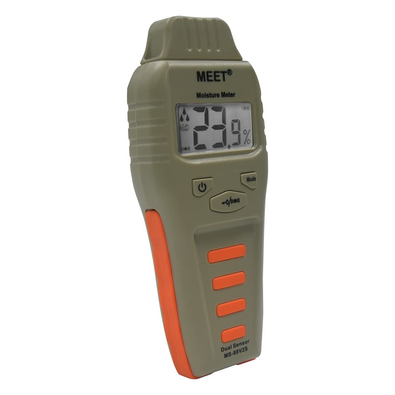 MEET MS-98V2S Pin & Pinless (Penetrate) Moisture Meter for Wood