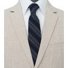 BELLUNO Corbata ajustada de 2.5 pulgadas para hombre, algodón y