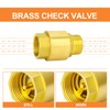 GASHER 1PCS Brass Check Valve DN20 1" Female and Male