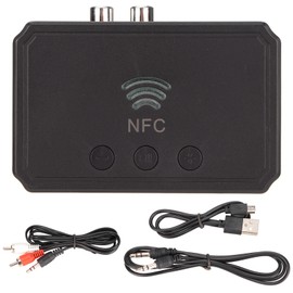 T36 NFC Bluetooth 5.0 Receiver 3.5mm AV Interface Multifunctional NFC Desktop Bluetooth Adapter